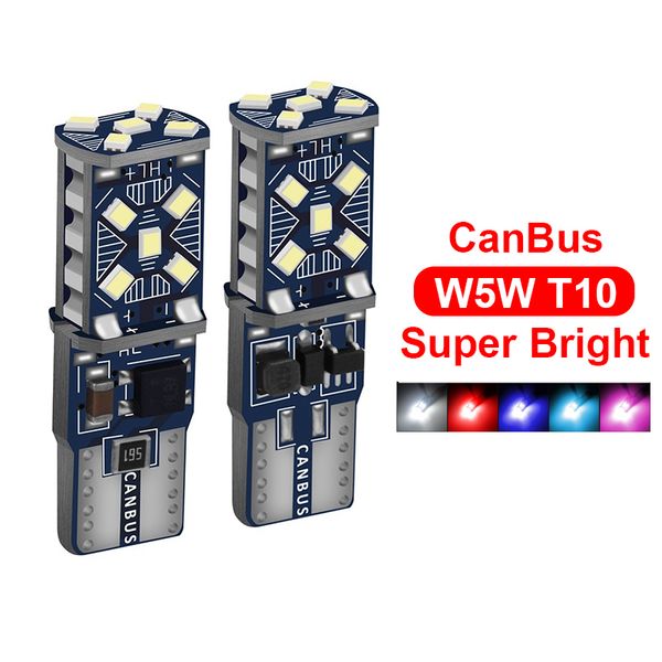 

2pcs cool car turn signal warning light t10 15 led for ranger mondeo kuga abarth ashqai juke wrangler jk