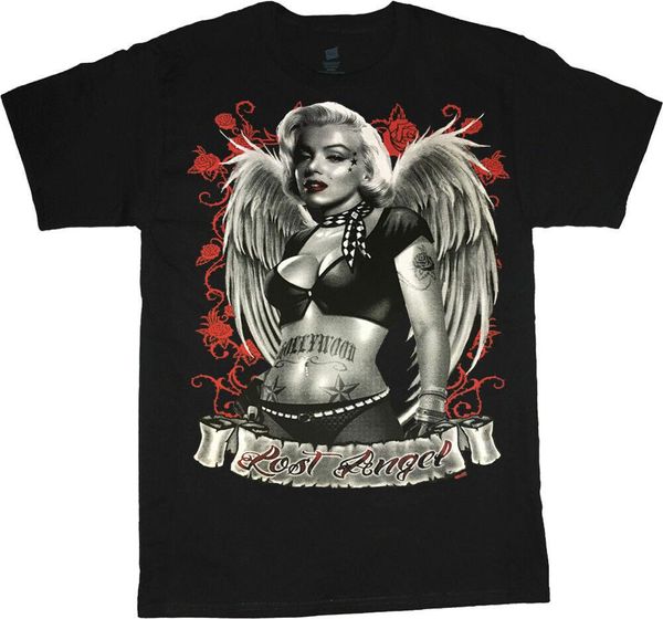 

mens chick girl tattoo woman t-shirt for men pin up decal graphic tees