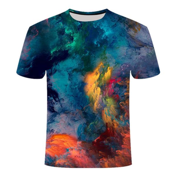 

3d psychedelic print hipster men camiseta hombre 3d print shirts humor kawaii oversized men clothing