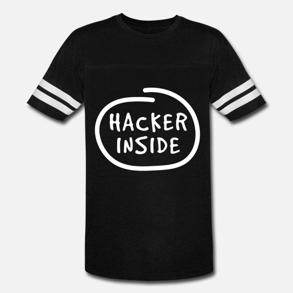 

hacker inside t shirt men custom short sleeve size s-3xl cool famous fashion summer style cool shirt