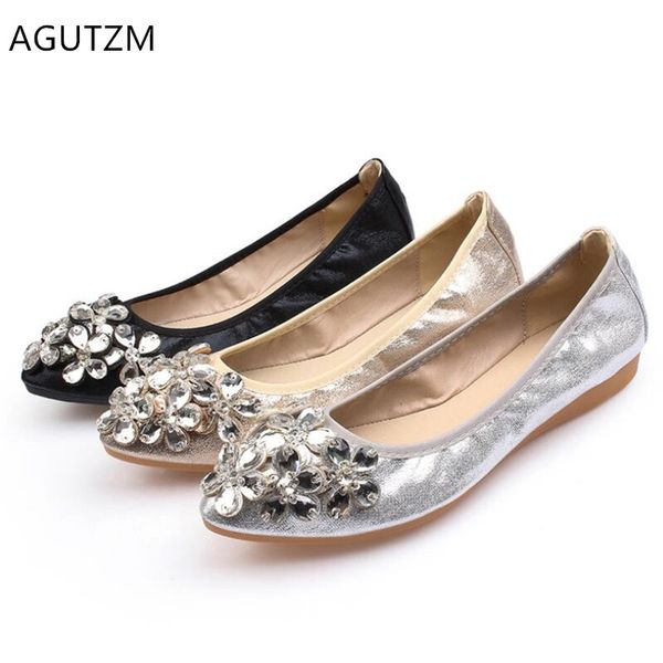 

zpxhsm zpxhsm new shallow women flat shoes sweet comfortable women shoes slip on rhinestone woman casual size 34-45 y614, Black