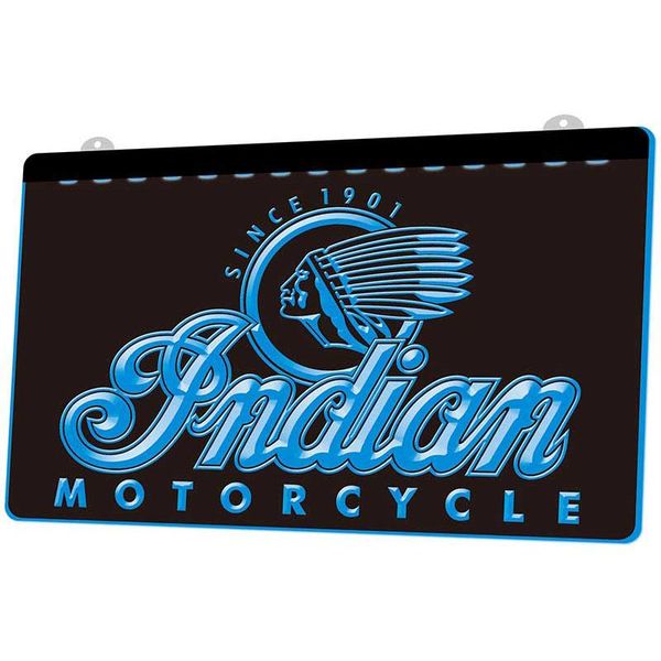 

ls087- indian motorcycle services logo neon light sign decor dropshipping wholesale 8 colors to choose