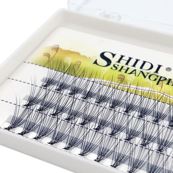 

false eyelashes 60 pcs 0.07mm volume makeup fake professional individual c curl lashes grafting