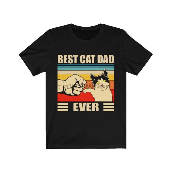 

лучший кот папа когда-нибудь best cat daddy унисекс джерси с коротким рукавом soft touch tee