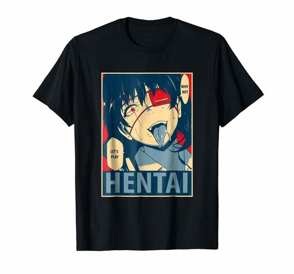 

why not let's play hentai kakegurui midari ikishima black t-shirt 2019 men's fashion o-neck casual printed tee