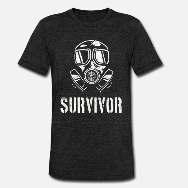 

apocalypse survivor gas mask t shirt men designs tee shirt o-neck family loose comfortable summer cool shirt