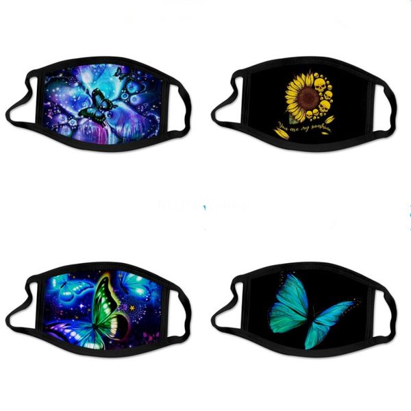 

s5kg0 ice silk sunscreen multifunctional scarf printing riding half face mask balaclavas scarf bandana triangle mask magic br#203#641