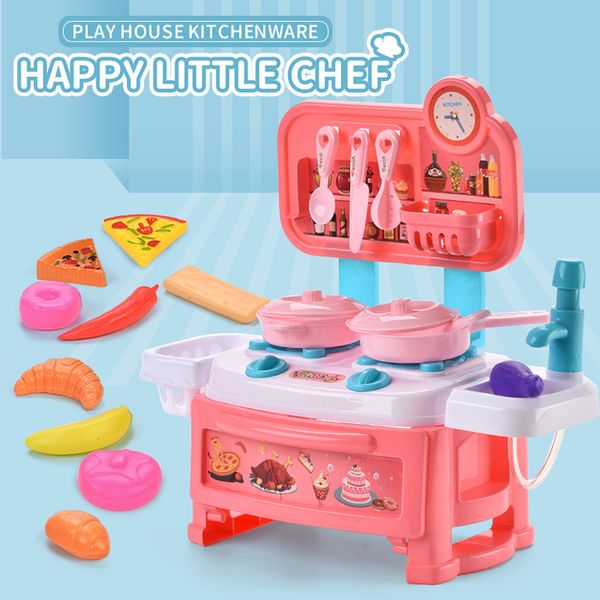 

stove kitchen toy mini cooking pretend play house tableware kit simulation play house chef puzzle toys girl gifts