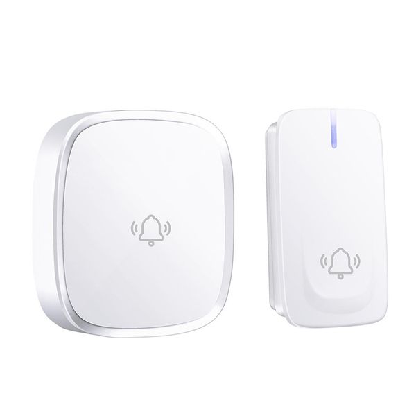

doorbells no battery need wireless doorbell waterproof smart door bell cordless ring remote ac 110v-220v(us plug)