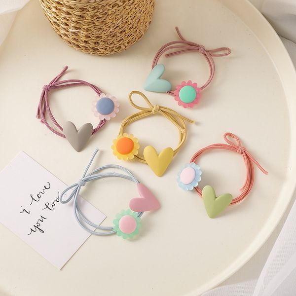 

xiaoboacc korean version flowers hair rope headband, Golden;silver