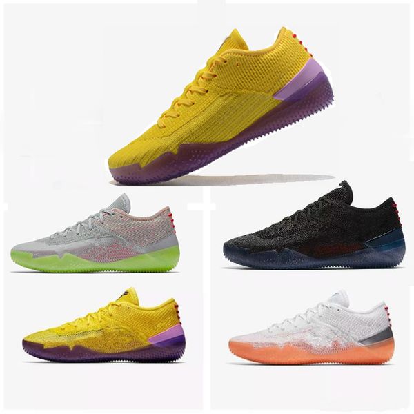

a.d.nxt 360 yellow strike mamba day multicolor mens basketball shoes for 2 wolf sports sneakers size40-46 running shoes, Black