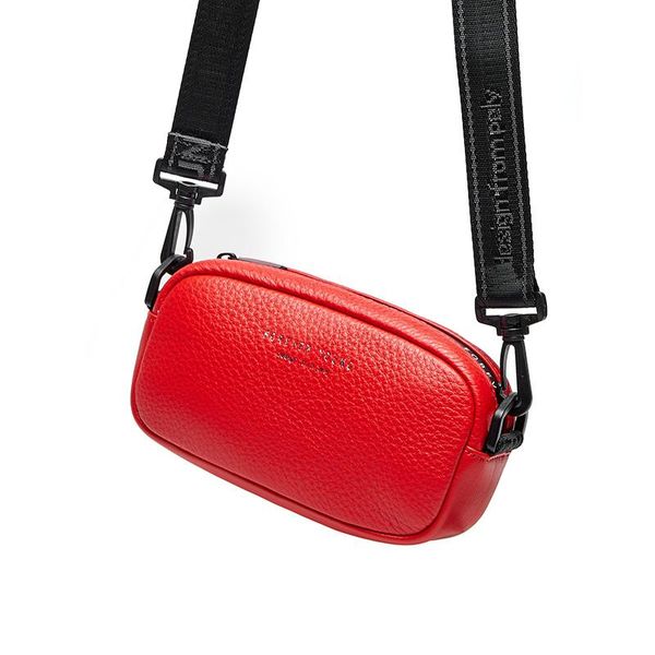 

designer litchi small square bag ladies wide shoulder strap explosion models korean casual camera bag leather shoulder diagonal red bag 1186
