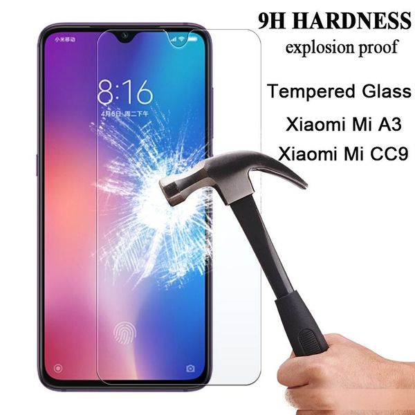 

9h clear tempered glass for xiaomi mi 10lite 9 9se cc9 cc9e 9t 9x 9pro mi 8 8se 8lite mi play 6x glass screen protector explosion-proof film
