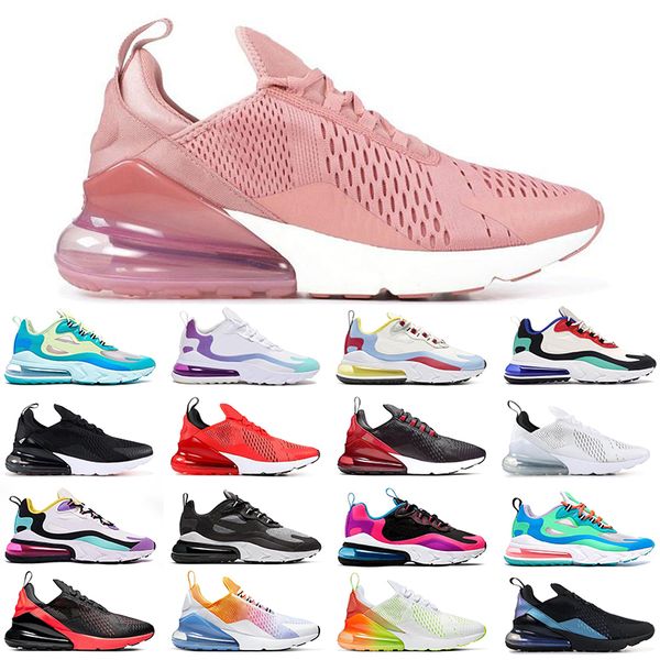 

classic men women running shoes triple black white pink pink phantom bright violet bauhaus mens trainers react sports sneakers 36-45
