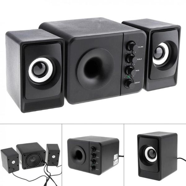 

combination speakers usb 2.1 subwoofer deskspeaker with 3.5mm audio plug for pc lapcellphone 2021 mini usb2.1