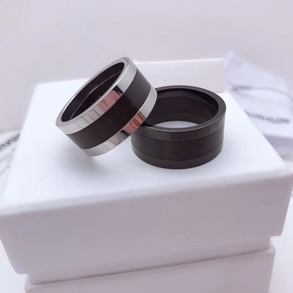 

designer gold ring for men women luxury c brand letter ring silver black ring bohemian charm jewelry(no box)