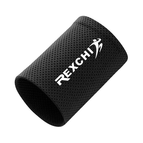 

ice cooling wrist band wrap sports sweat band breathable wrist brace support protector gym yoga volleyball sweatband, Black;red