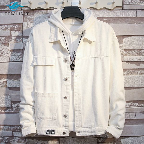 

men spring autumn new fashion japan style harajuku long sleeve coat solid color lapel cargo jackets male casual loose wild, Black;brown