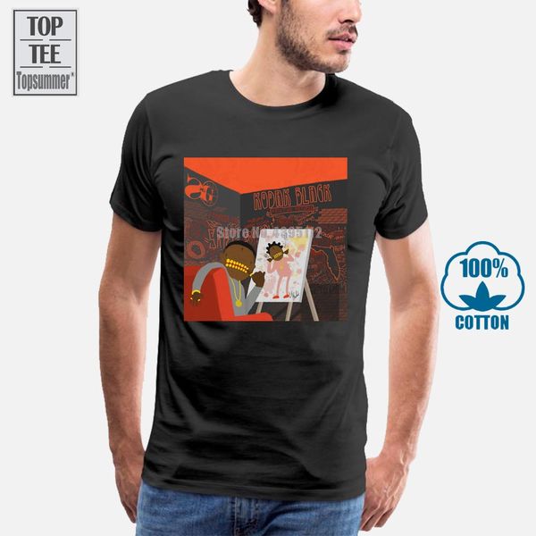 

kodak black картина картинки белая майка новый 2018 hot summer casual t shirt печать pre хлопок tee рубашки для мужчин