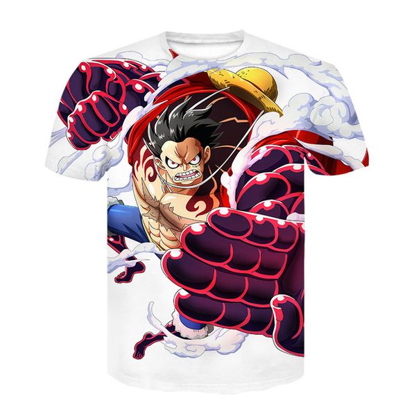 

japanese anime one piece cartoon luffy loose 3d print shirts funny funny comics men clothing