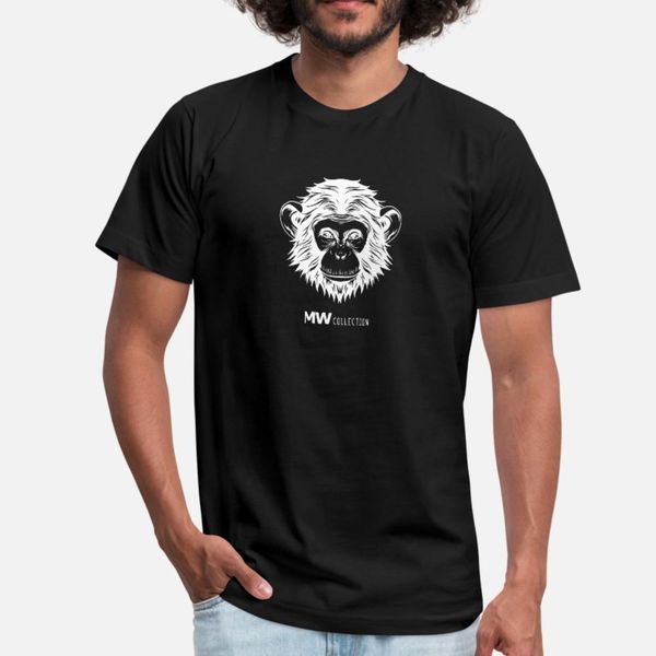 

monkey wisdom collection t shirt men design short sleeve s-3xl costume crazy basic spring autumn kawaii shirt