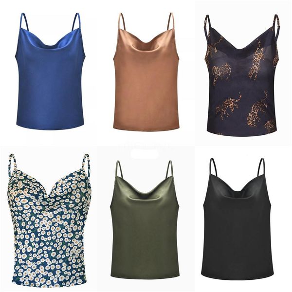 

women floral tanks print loose panelled sleeveless t-shirts crew neck trendy lady tees shirts vest for girl s-3xl 4 color0262, White