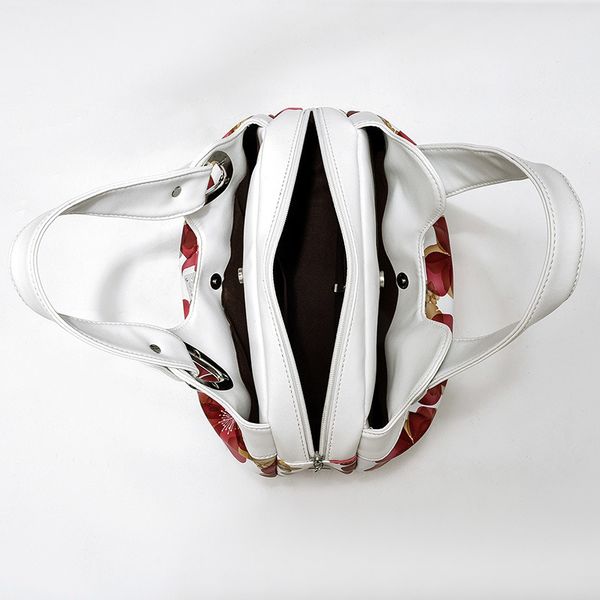 

elegant flower totes bags for women 2020 trendy vintage handbag female large printed bags casual muti-color shoulder bag jd07131