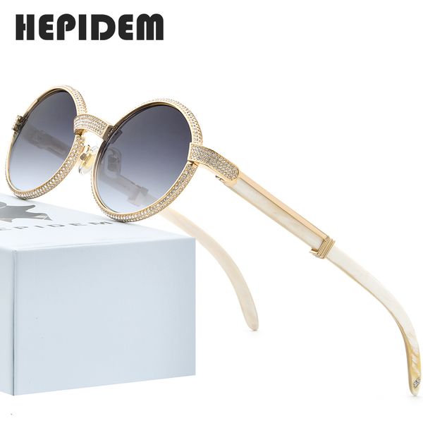 

2020 buffalo designer men round glasses quality brand high sunglasses diamond sumptuous for sun women new horn luxury nkohh