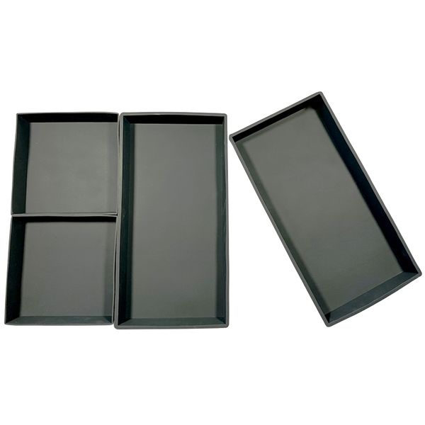 

4pcs solid baking tray versatile grid easy clean pizza cake cooking dividers