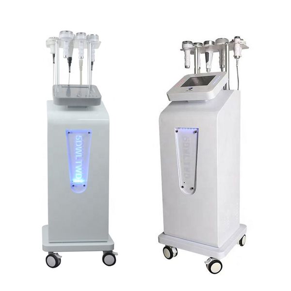 

selling 6in1 80k cavitation slimming machine multifunctional 5d cavitation body sculpting vacuum rf body massager shaping