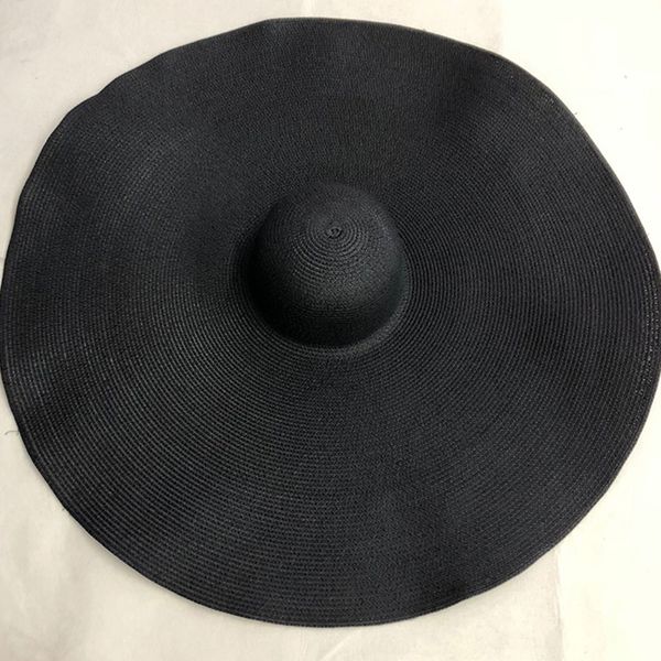

lvtzj super bigger brim wide straw hats for women foldable paper beach hat summer sun uv hats stage cap dropshipping wholesale, Blue;gray