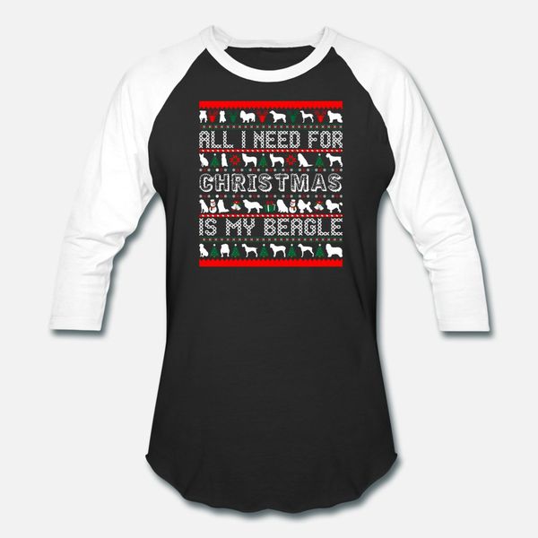 

all i need for christmas is my beagle t shirt men customize tee shirt euro size s-3xl costume fitness funny casual letter shirt