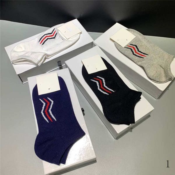 

socks mens sock womens printed knitted socks womens fashion trend underwear sock 4 pairs with boxs5, Black