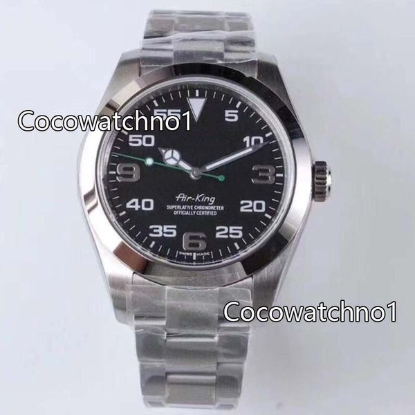 

hight automatic steel movement series mirror 40mm 316l sapphire 116900 quality mechanical watchb master stainless watch airking pmidf, Slivery;brown