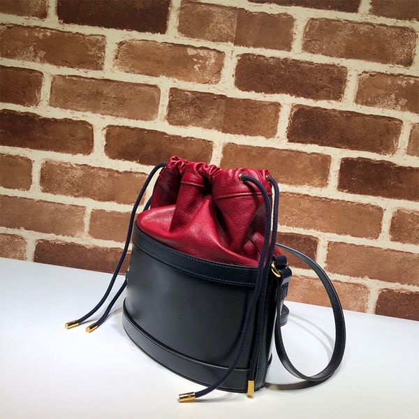 

classic fashion 7a high-end quality ladies shoulder bag calfskin street style fashion adjustable shoulder strap versatile bucket bag