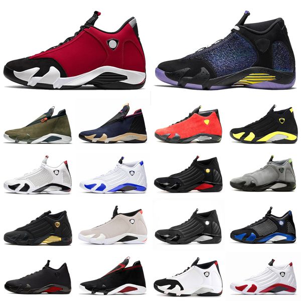

doernbecher 14 14s jumpman men basketball shoes gym red last slight graphite thunder candy cane hyper royal mens trainer sports sneakers, Black