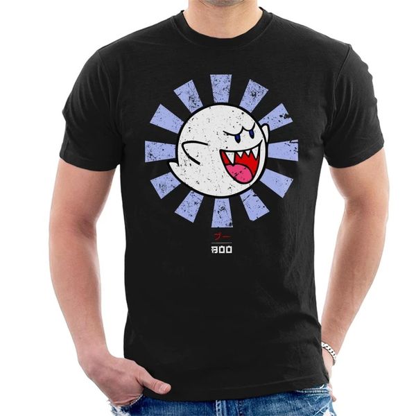 

new printed funny boo retro japanese super mario men's t-shirt women's tshirt