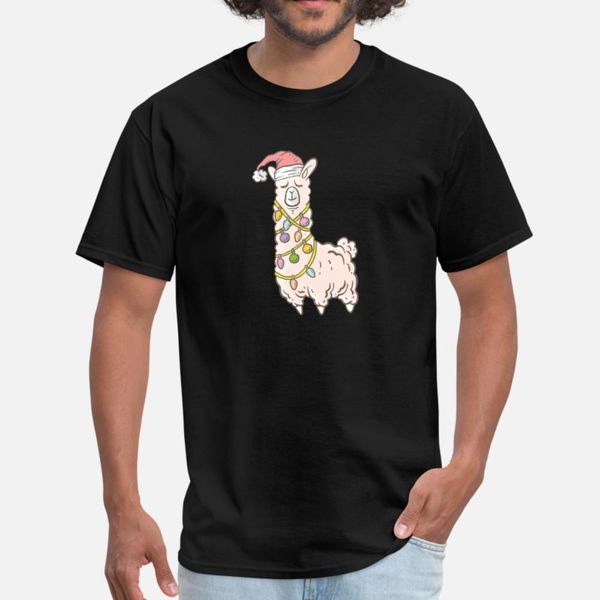 

fleece navidad feliz llama alpaca ugly christmas t shirt men designing cotton s-3xl letter anti-wrinkle breathable spring pictures shirt