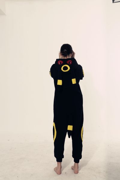 

autumn and winter cartoon mascot animal onesies for adults animal flannel one piece kigurumi pajamas for men and women 60, Red;yellow