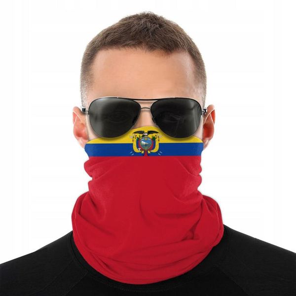 

ecuador flag scarf half face mask men women halloween tube scarf neck bandanas versatility headwear outdoor climbing, Blue;gray