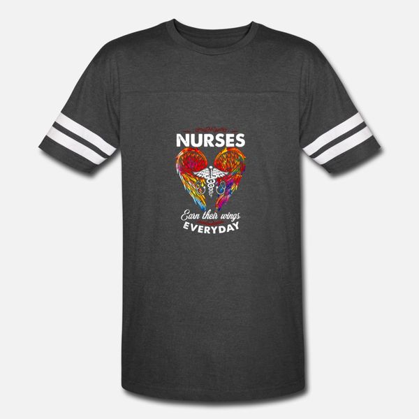 

nurses earn their wings everyday t shirt men create 100% cotton euro size s-3xl novelty anti-wrinkle new fashion spring trend shirt