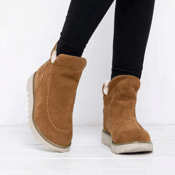 

new fashion women walking shoes ladies outdoor sport boots female ankle boots winter keep warm footwear botas mujer size 35-43, Black