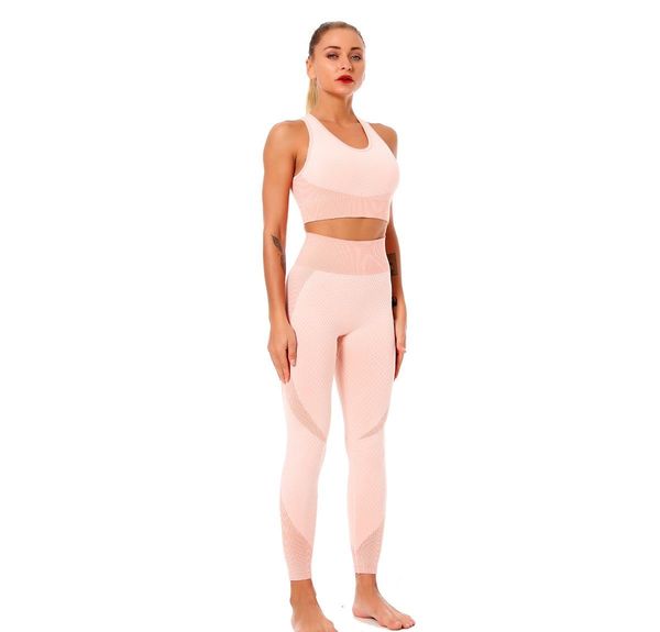 

seamless yoga sets women sports wear athletic pants fitness bra yoga leggings women clothes exervise yoga clothes, White;red