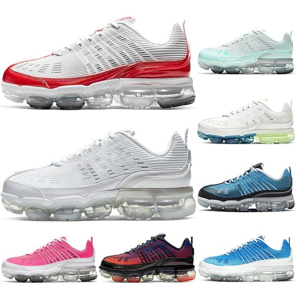 

mens sneakers 360 running shoes triple white black metallic silver gradient upper varsity royal pink womens sports outdoor 36-45