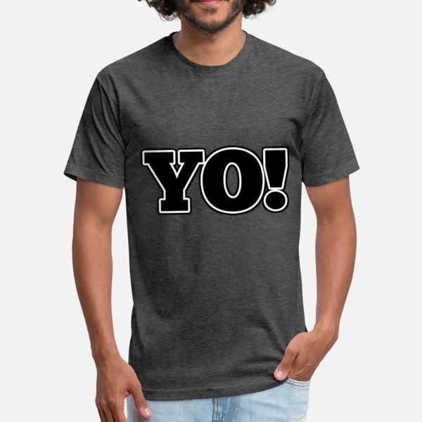 

yo t shirt men personalized tee shirt o neck slim crazy comical spring novelty shirt