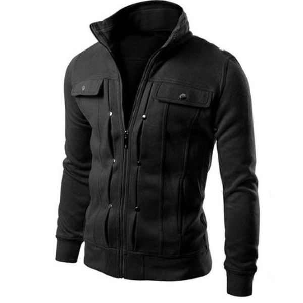 

2020 new men winter military airsoft jacket bomber jacket coat pilot air force casual cargo jacket men clothing, Black;brown