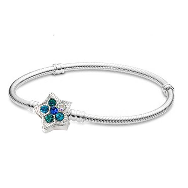

3mm new snake basic chain adapting pandora bracelet pulsera 2020 berloque trinket charms bangle fashion jewelry for women, Golden;silver