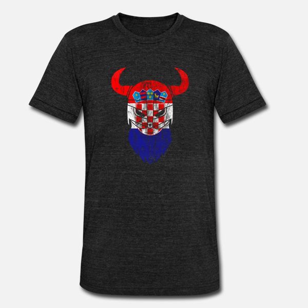 

croatia viking flag vintage gift idea t shirt men printed 100% cotton s-3xl graphic fashion spring outfit shirt