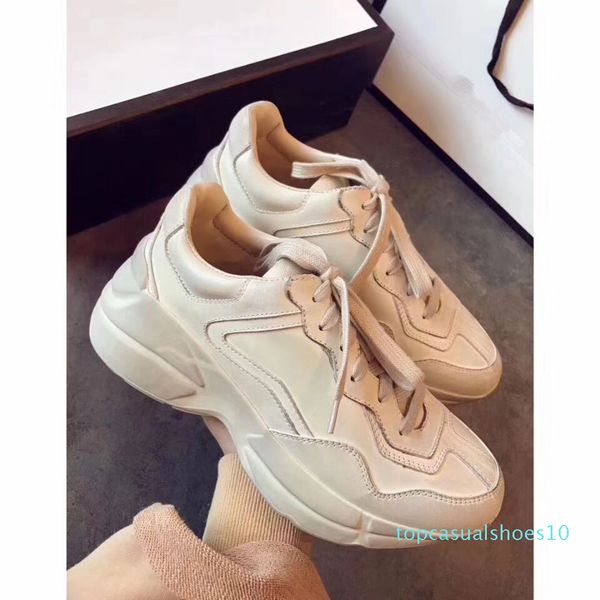 

2019 ins rhyton vintage sneaker fashion triple-s luxury shoes for women mens shoes tpu r triple s casual tennis dad shoes t19, Black