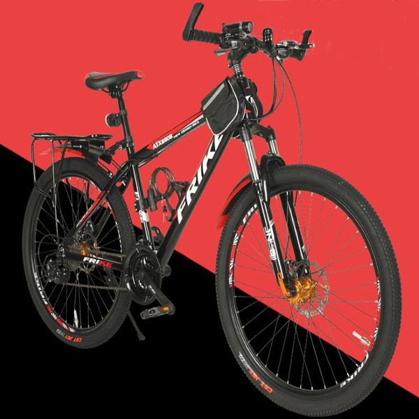 

new atk8808 26-inch aluminum alloy mountain off-road bike bicycle variable speed shock absorber double disc brake couple bicycle 111